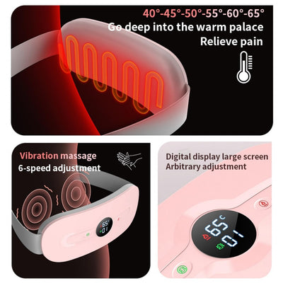 Period Cramps Heating And Vibrating Digital Period Pad