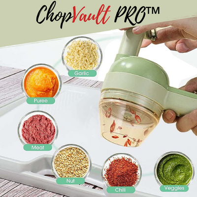 4 in 1 Portable Electric Vegetable Cutter