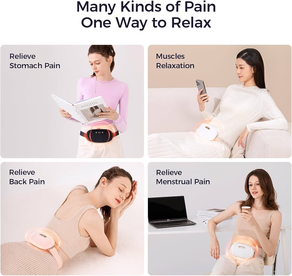 Period Cramps Heating And Vibrating Digital Period Pad