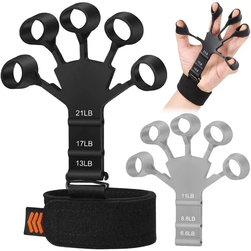 Silicone Gripster Grip Strengthener Finger Stretcher