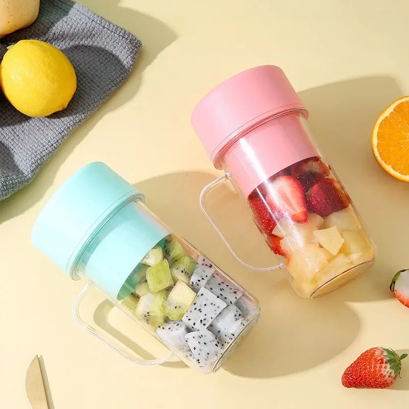 500ml Portable Juicer With Straw