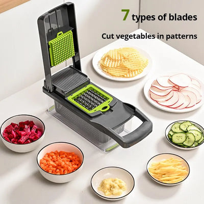 12 in 1 Nicer Dicer Chopper Vegetable Cutter