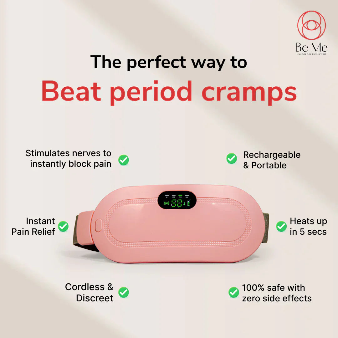 Period Cramps Heating And Vibrating Digital Period Pad