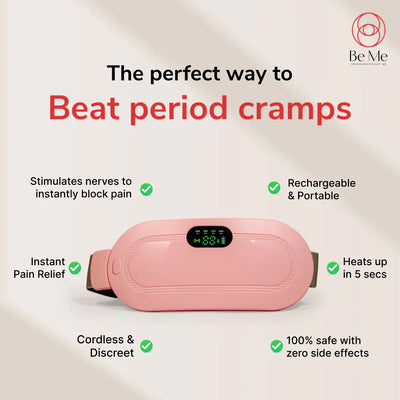 Period Cramps Heating And Vibrating Digital Period Pad