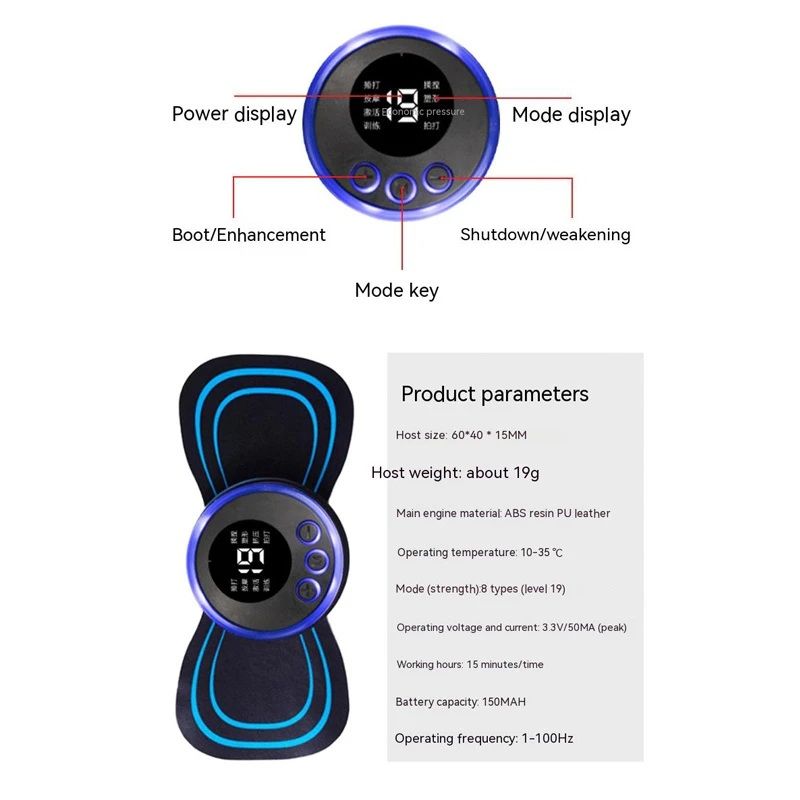 Mini Electric Neck Back Body Massager