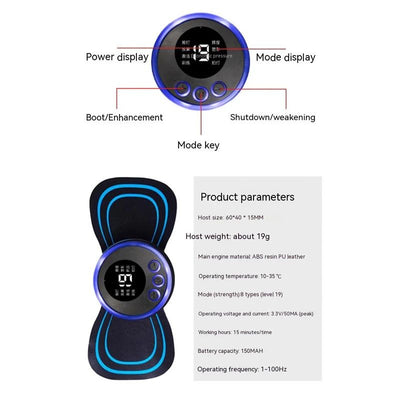 Mini Electric Neck Back Body Massager