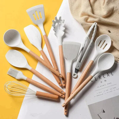 Silicone spoon set kitchen set