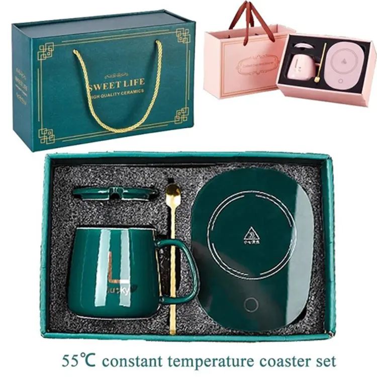 Lucky Portable Coffee Cup Warmer Heater Set