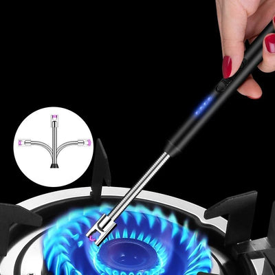 USB Rechargeable Arc Lighter – 360° Flexible Neck