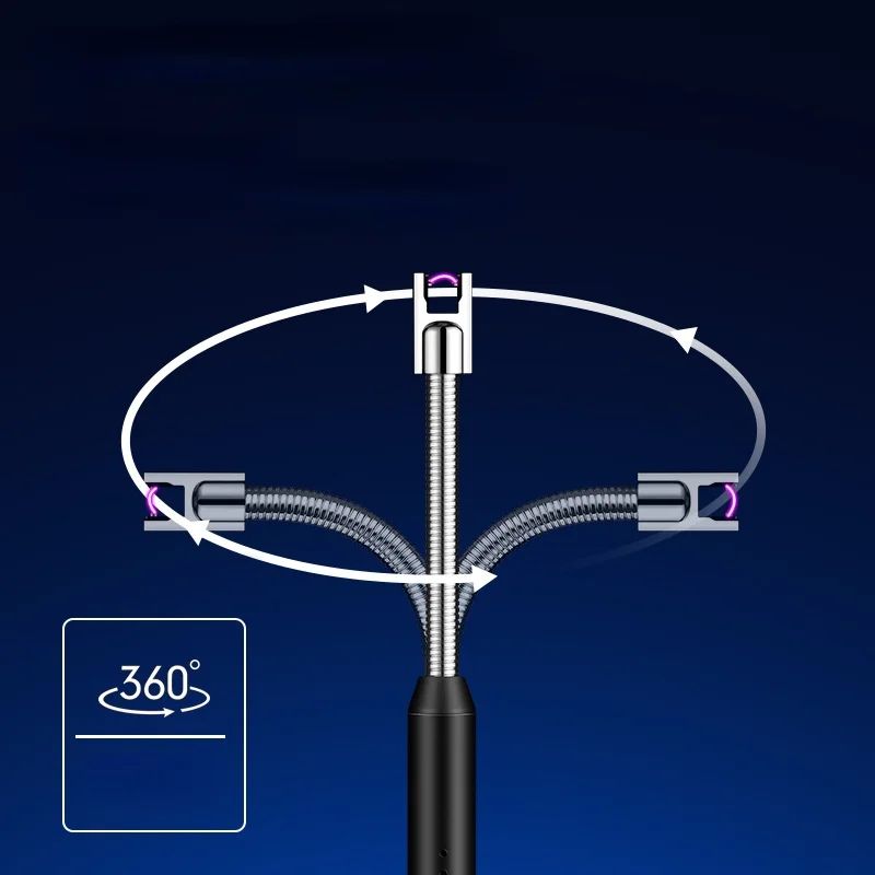 USB Rechargeable Arc Lighter – 360° Flexible Neck