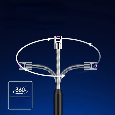 USB Rechargeable Arc Lighter – 360° Flexible Neck