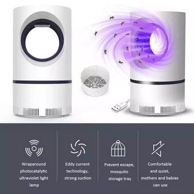 Electric Mosquito Trap Blue Light Mosquito Killer Lamp