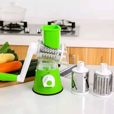 Table Top Drum Multifunctional Roller Vegetable Cutter