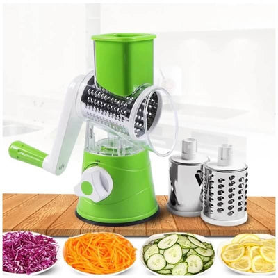 Table Top Drum Multifunctional Roller Vegetable Cutter