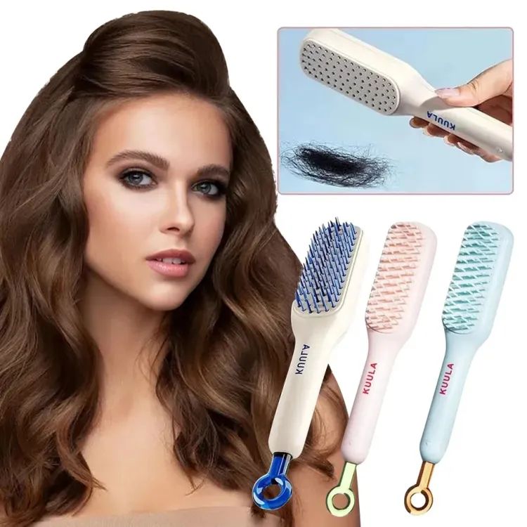 Self cleaning Hair Brush