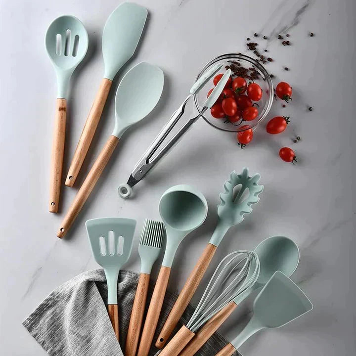 Silicone spoon set kitchen set