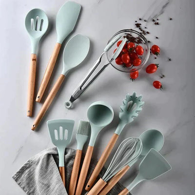Silicone spoon set kitchen set